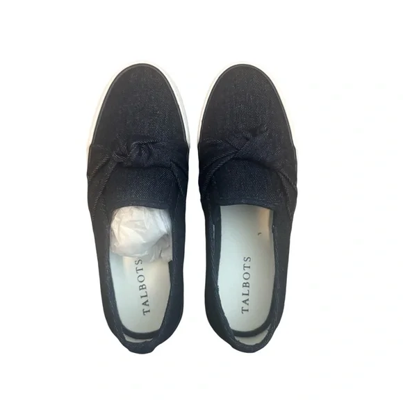 Talbots Women's Denim Slip-On Shoes - Picture 2 of 5